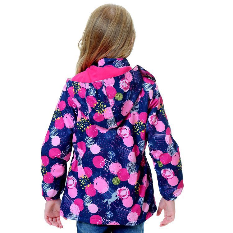 Waterproof Middle-aged Boy's Jacket, Mid-length Girl's Hooded Fashion Jacket