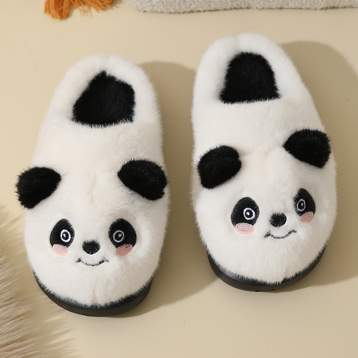 Chaussons en coton à motifs de dessins animés pour l'automne et l'hiver, pour la maison et l'intérieur