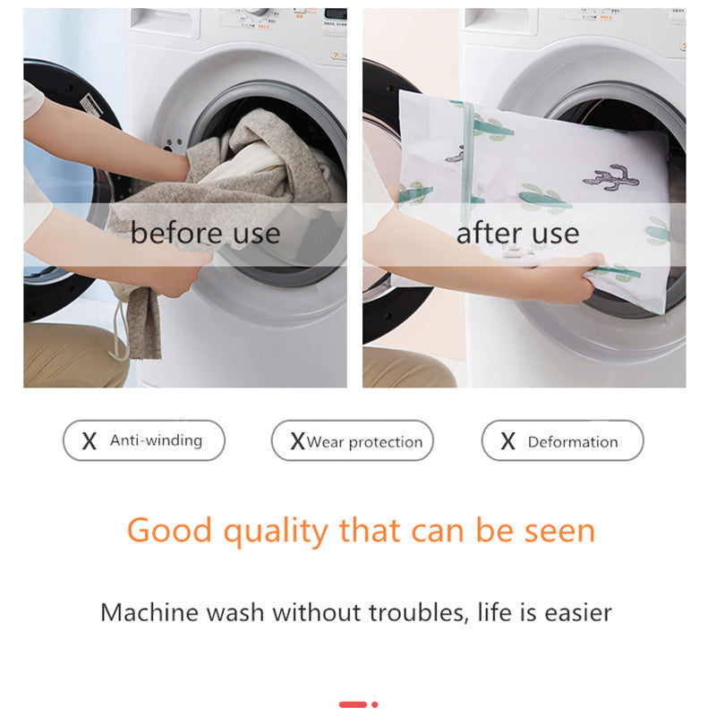 Sac à linge en maille pour le lavage, laver votre linge toute en sécurité et douceur.