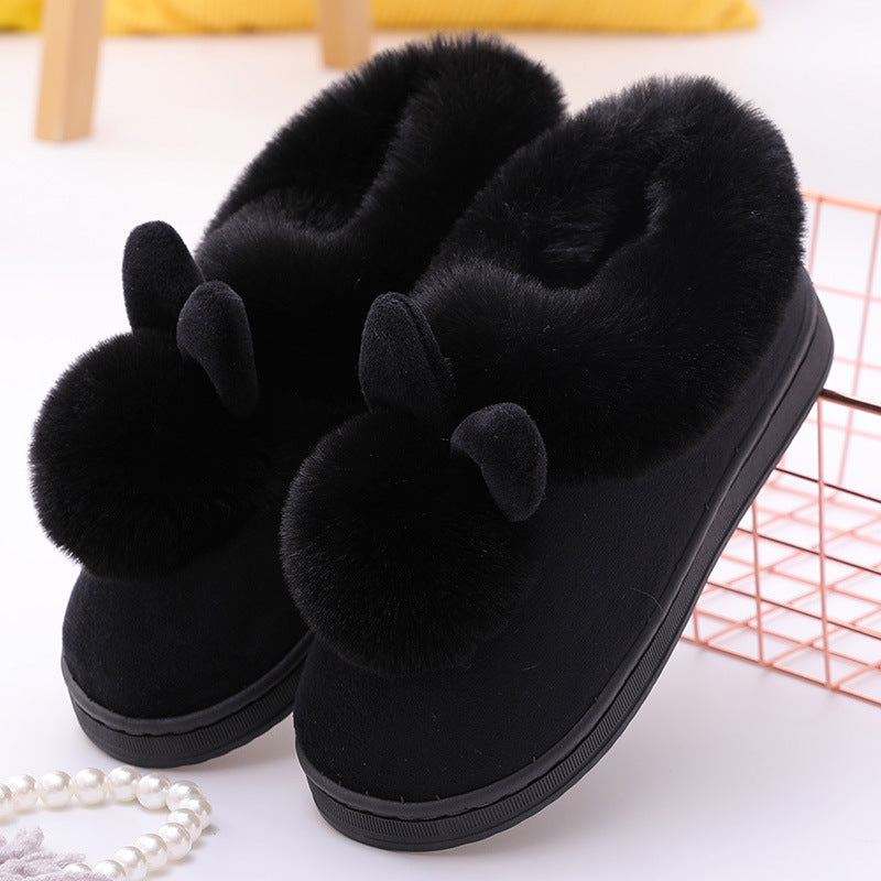 Chaussures à longues oreilles en coton pour hommes et femmes