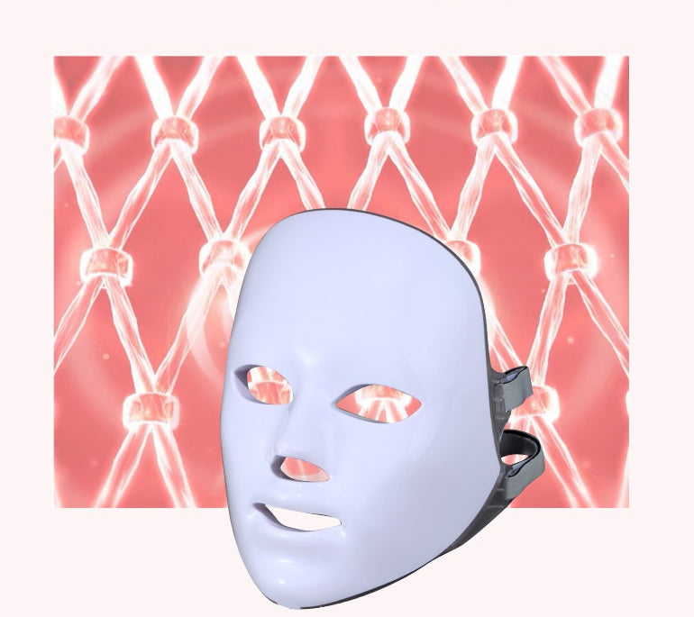 Instrument de rajeunissement de la peau à photons, masque LED coloré