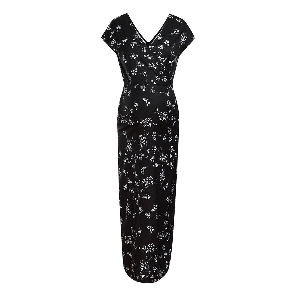 Robe longue avec motif