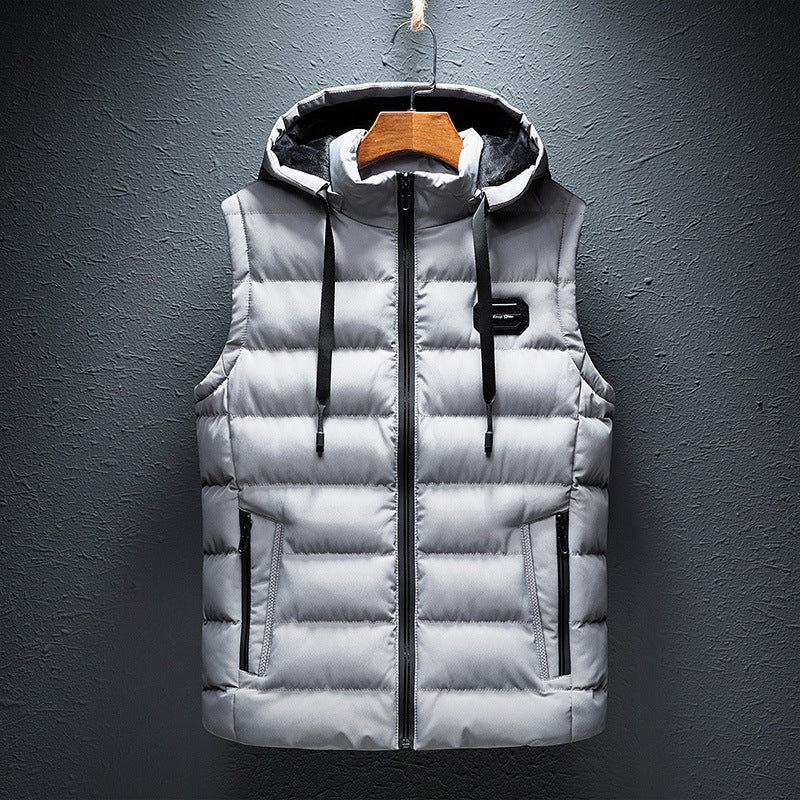 Gilet polaire chaud, marque tendance, vêtements d'extérieur