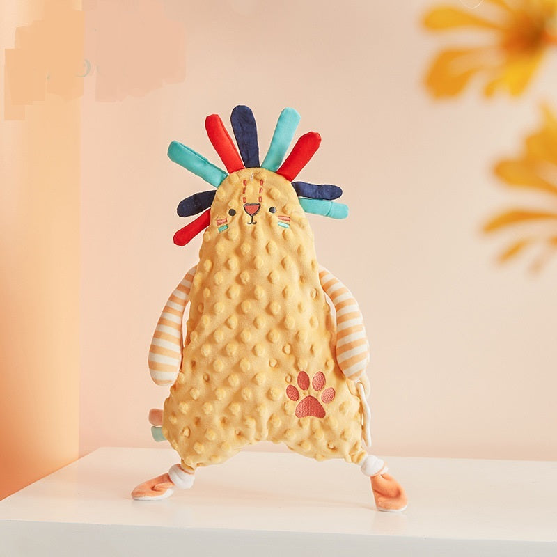 Serviette apaisante pour bébé, anneau de dentition, oreilles de lapin Kawaii, serviette pour le visage du nouveau-né, serviette de confort pour bébé, tout-petit, serviette de câlin, jouets de poupée