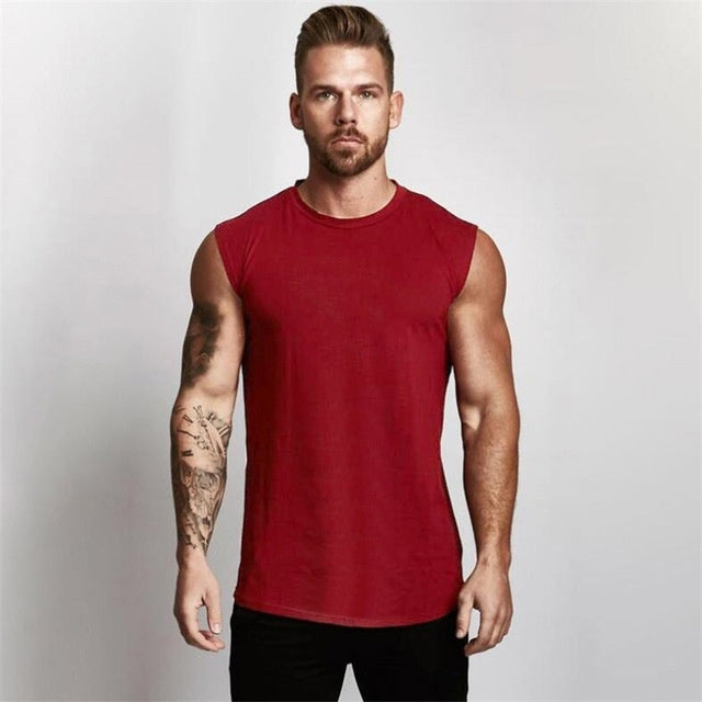 Débardeur de sport sans manches en coton pour homme lire la description sur chaque article pour choisir votre grandeur