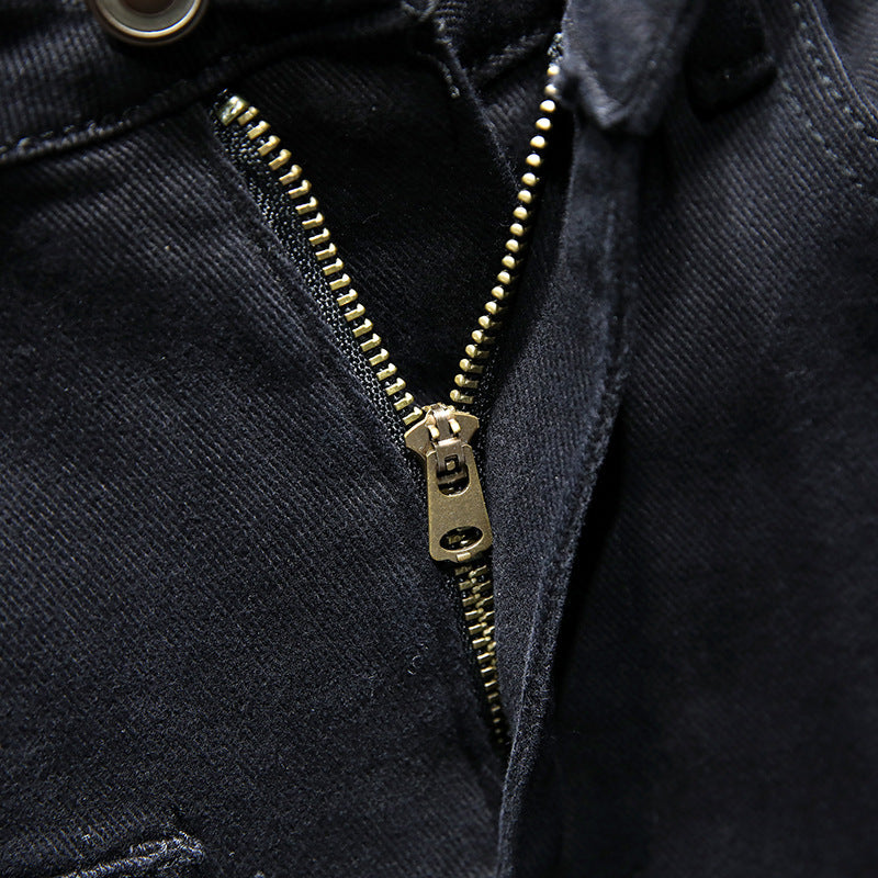 Jeans noires pour hommes cozy