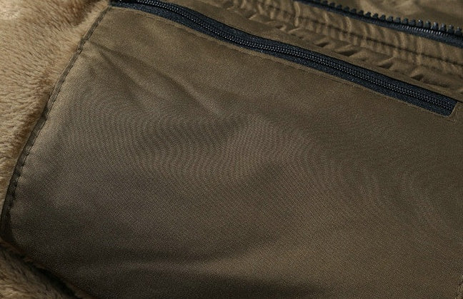 Parka d'hiver à capuche pour homme