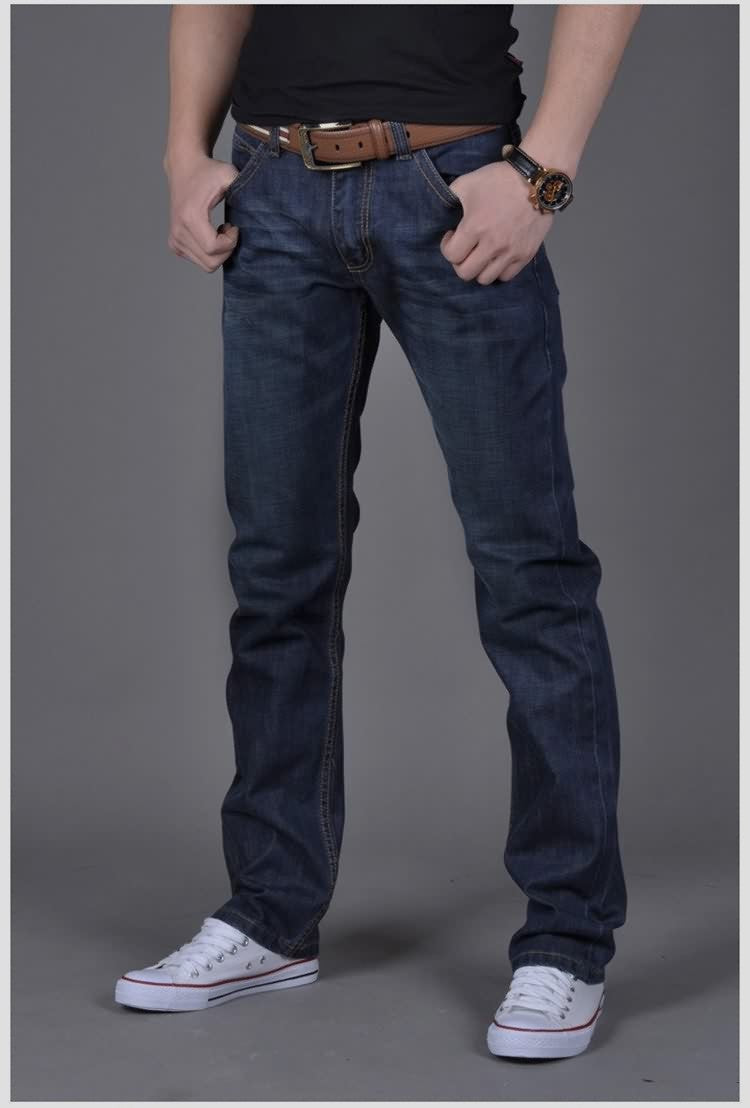 Jean patte droit pour homme