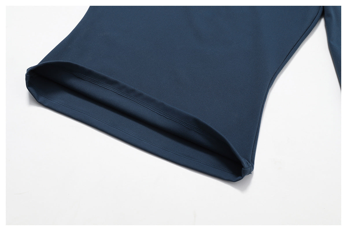 Pull slim à manches longues pour femme, vêtement de sport, de yoga, de fitness et de mode