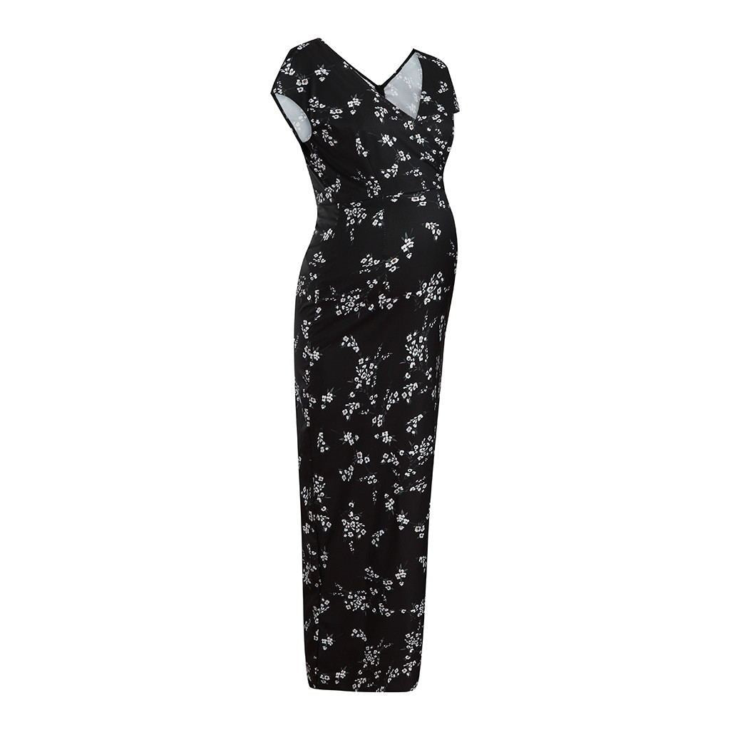 Robe longue avec motif