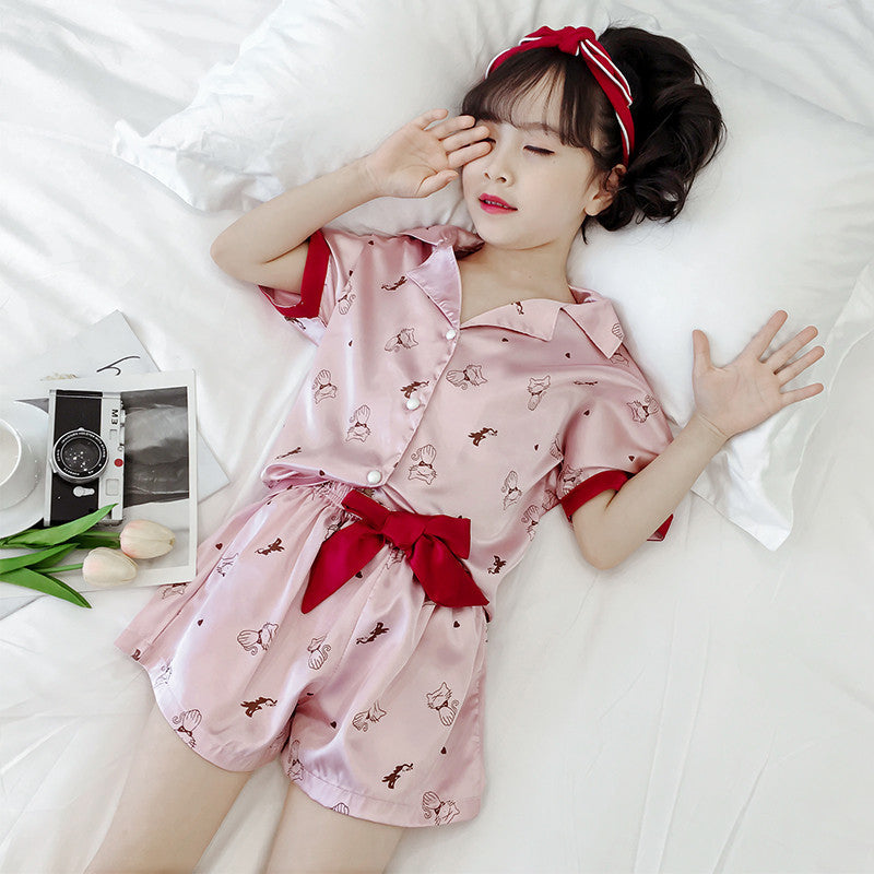 Ensemble de pyjama pour filles avec dessin animé