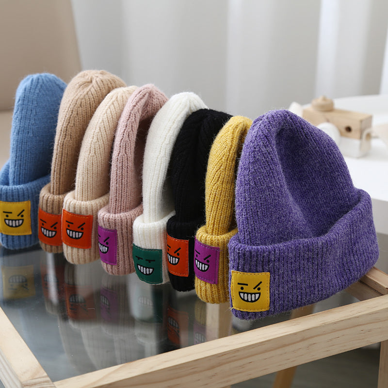 Tuque en tricot, Corée du Sud pour garder au chaud les petite oreilles de vos tout petits.