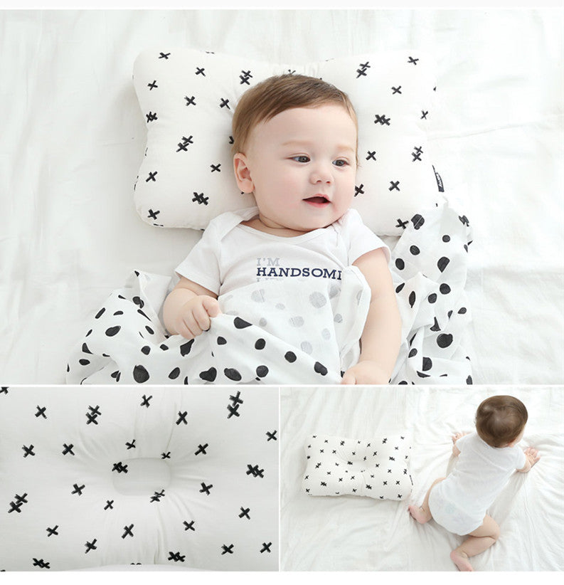 Coussin de tête anti-déviation pour bébé