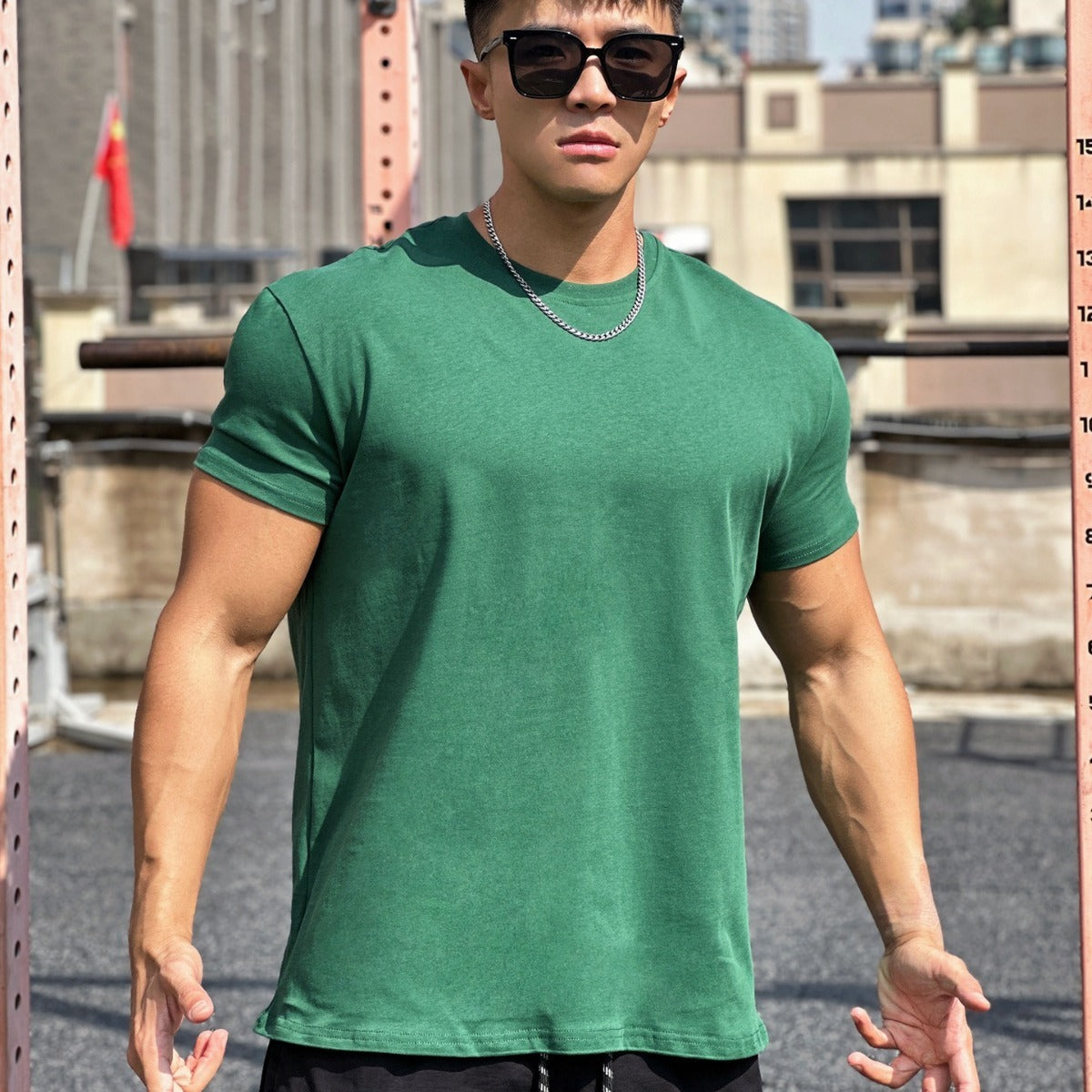 T-shirt de sport ample en coton à manches courtes pour homme bien lire les descriptions sur chaque article pour choisir votre grandeur