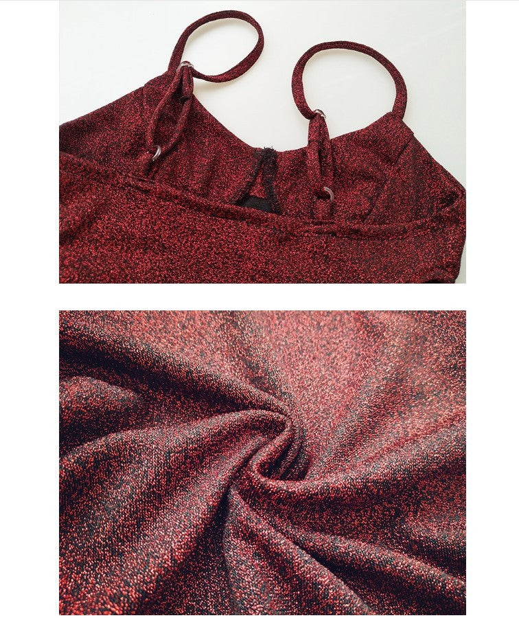 Robe sexy ouverture en v sur le devant, ouverture sur le coté de la robe tissu mince
