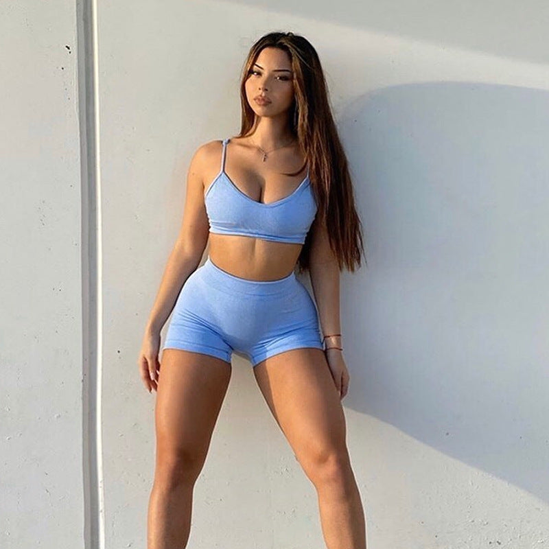 Ensemble sport couleur unie