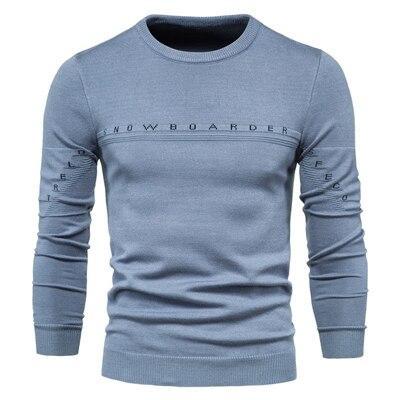 Pull tricoté pour homme, nouveau modèle, avec lettres cousues