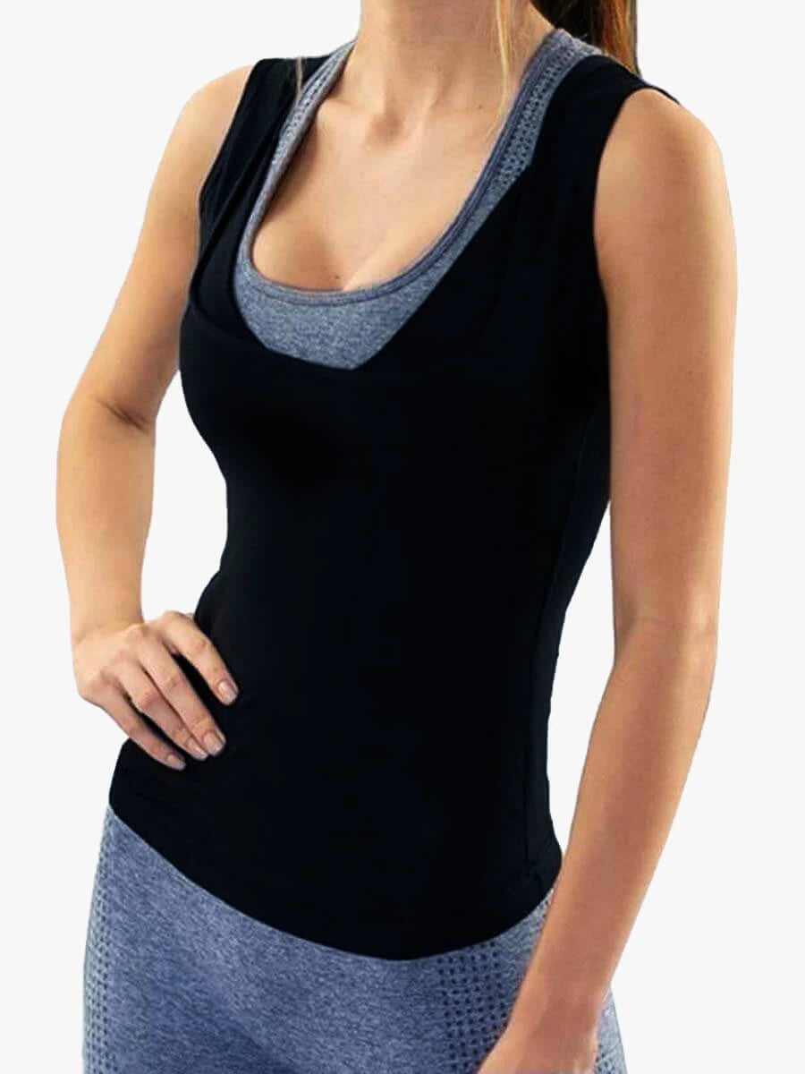 Gilet de sudation en néoprène pour homme, corset amincissant, vêtement de maintien de la taille