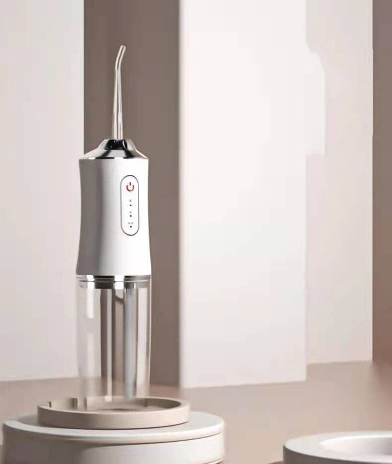 Hydropulseur dentaire portable rechargeable USB, jet d'eau 240 ml, nettoyeur de dents. Présentation
Caractéristiques de l'hydropulseur