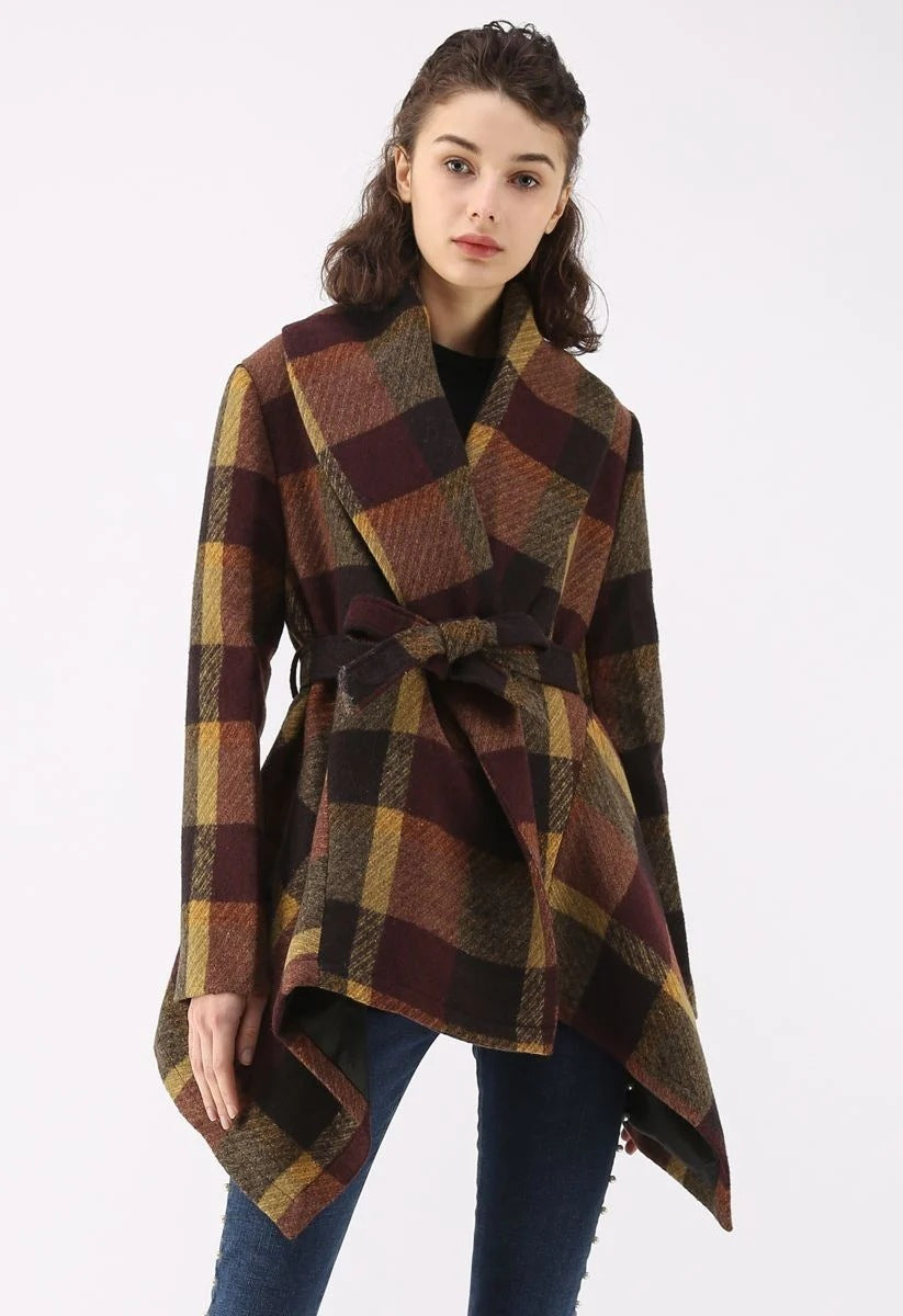 Manteau parfait pour automne tissu doux confortable très élégant.