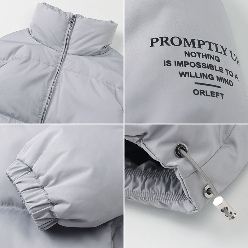 Veste matelassée à col montant pour homme