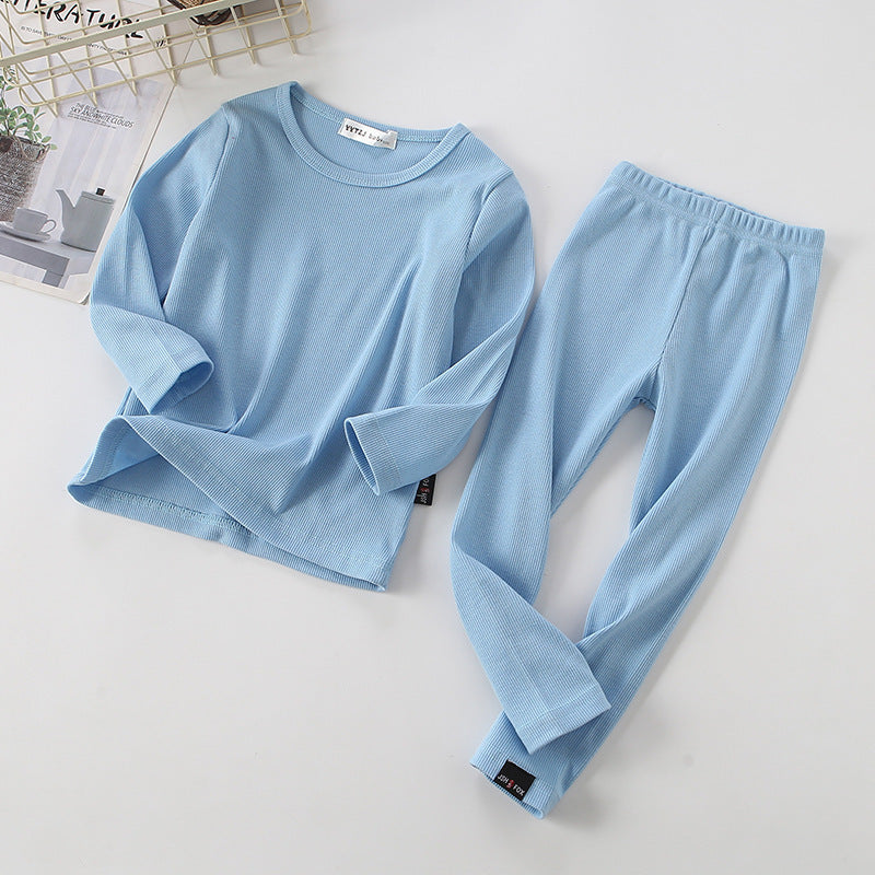 Pyjama épais à manches longues pour enfants, nouvelle collection automne-hiver