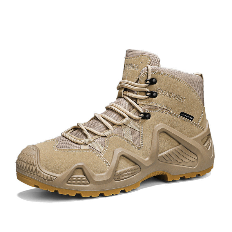 Chaussures tactiques montantes très bonne semelle.