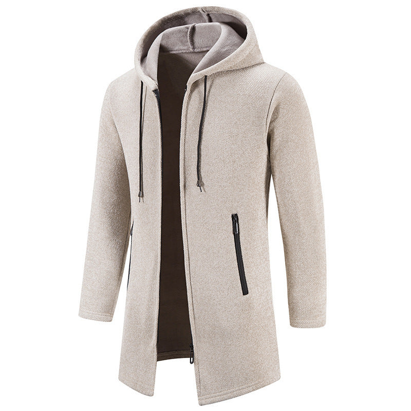 Cardigan à capuche décontracté de couleur unie pour homme avec fermeture éclair bien lire les descriptions pour choisir votre bonne grandeur