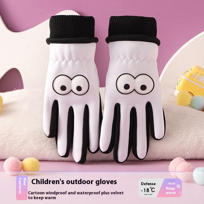 Gants Automne-hiver pour enfants Résistantes à l'eau, chaudes