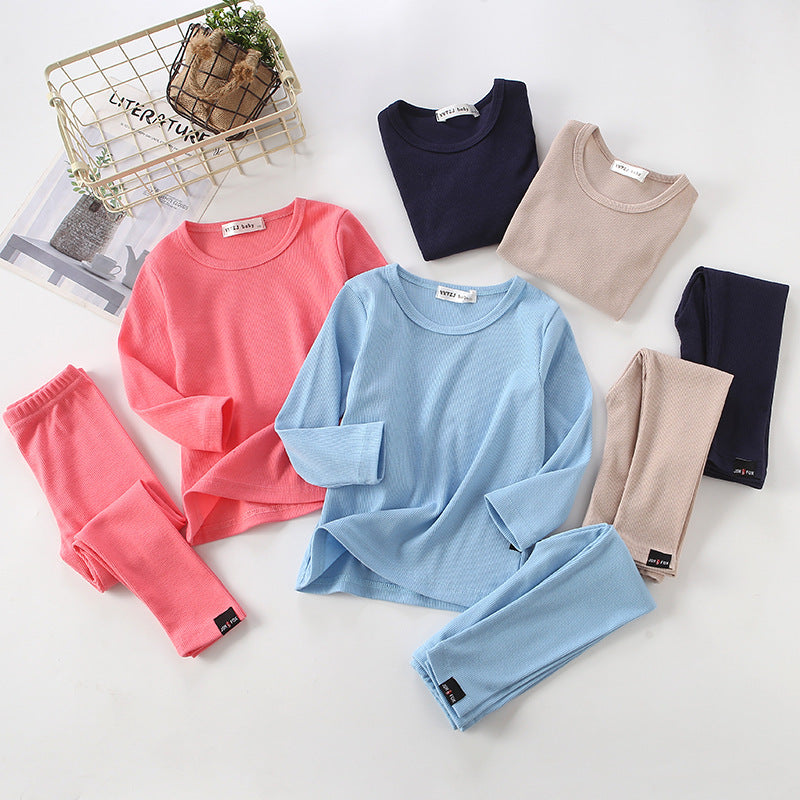 Pyjama épais à manches longues pour enfants, nouvelle collection automne-hiver