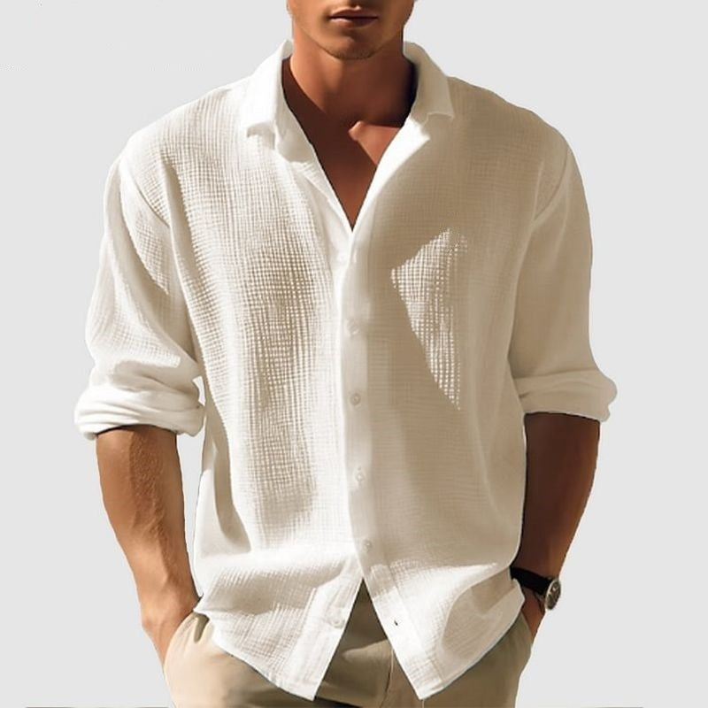 Hauts à manches longues et boutonnage simple pour homme