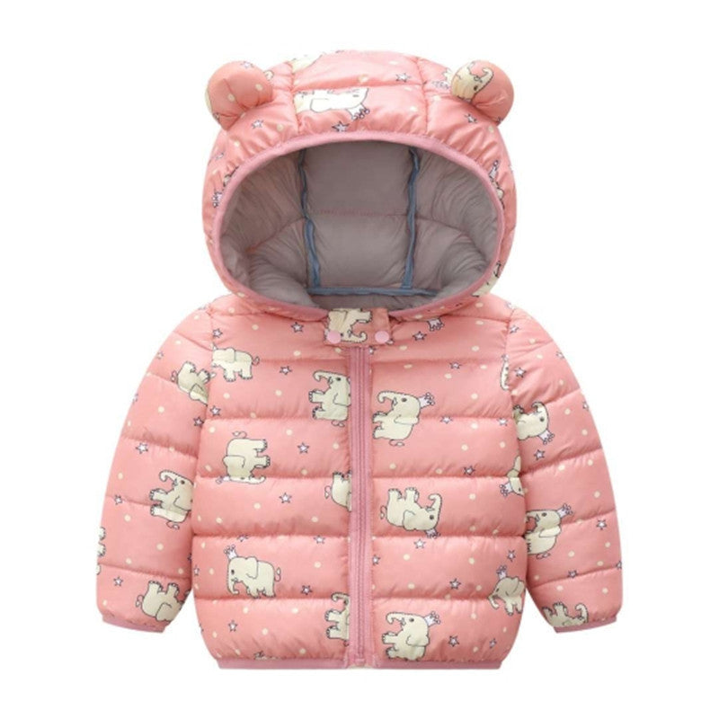 Vêtements pour enfants, veste en coton à motif dinosaure pour enfants