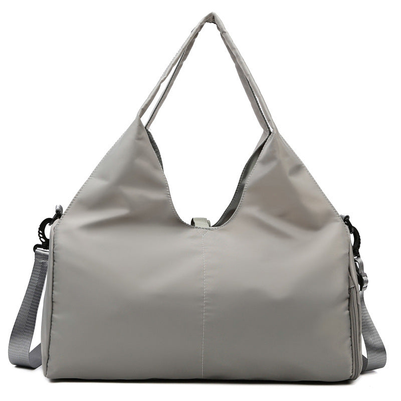 Sac de yoga pour femme, sac de sport, de fitness, séparation sèche et humide, grande capacité de rangement, sacs de voyage, peut contenir des tapis de yoga