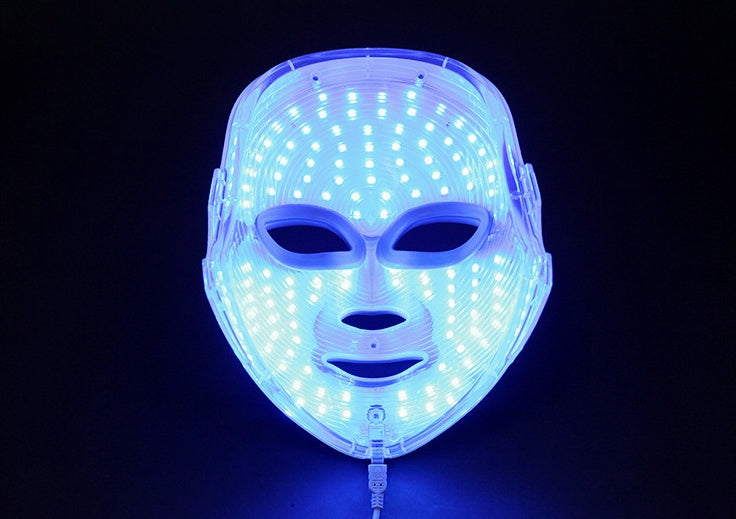 Instrument de rajeunissement de la peau à photons, masque LED coloré