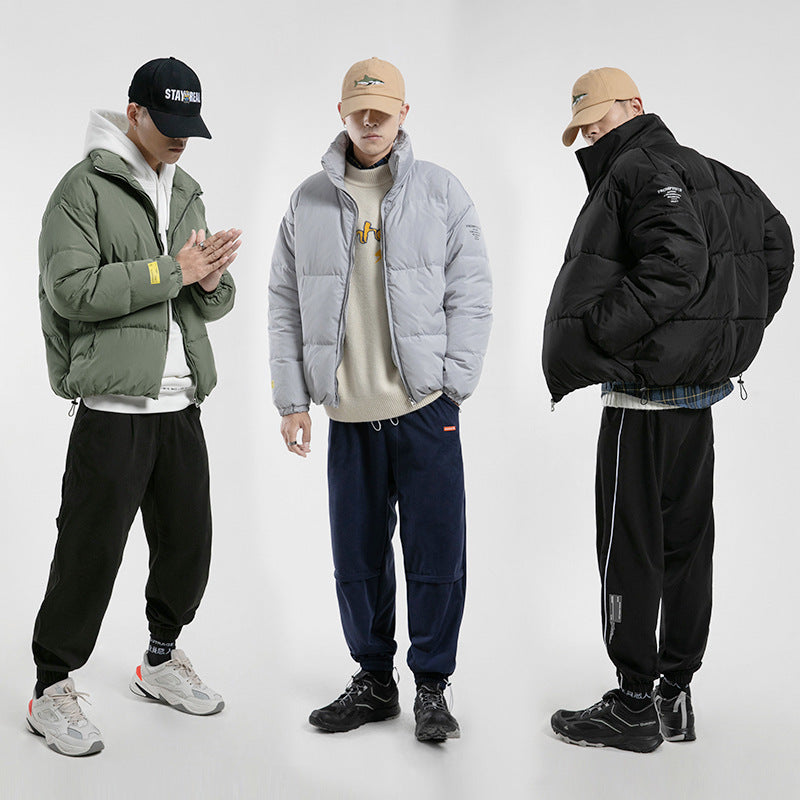 Veste matelassée à col montant pour homme