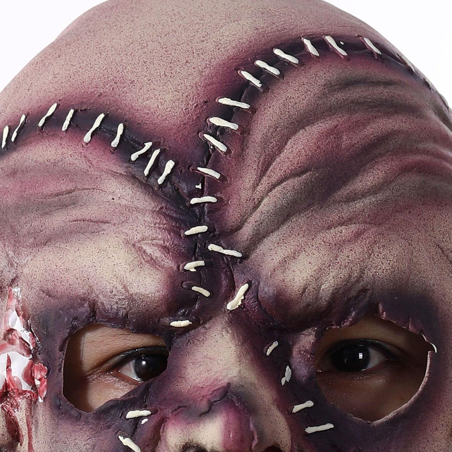 Masque d'horreur à trois faces pour Halloween, masque de cosplay