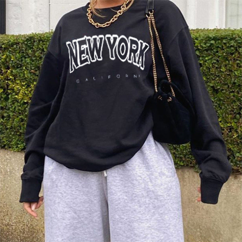 Sweat imprimé lettre