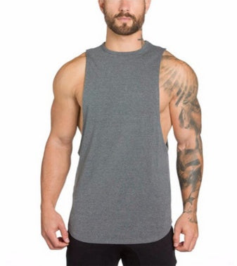 T-shirt long pour homme, idéal pour la musculation, la gym, l'entraînement et le sport