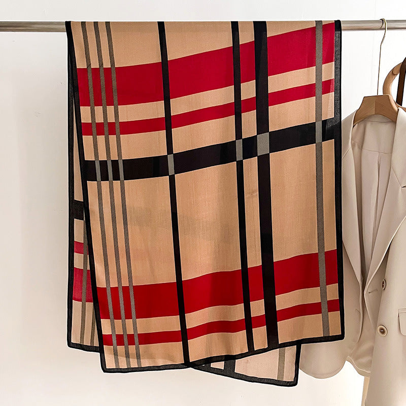 Écharpe chaude Talma pour l'automne et l'hiver tissu doux