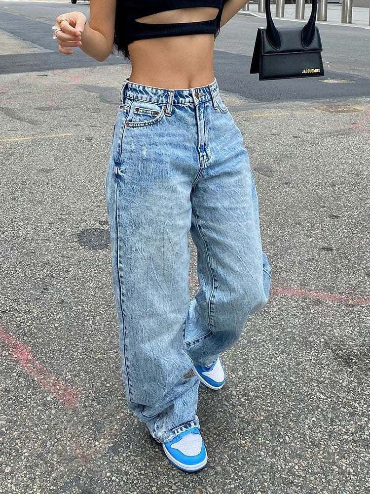 Jeans slim européens et américains pour femmes