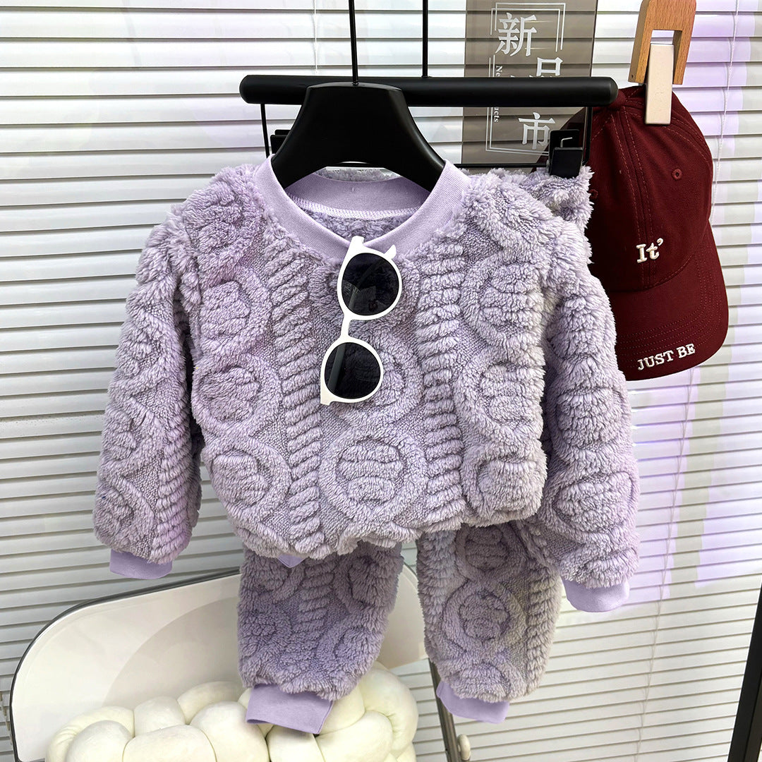 Nouveau pyjama de couleur unie de style coréen