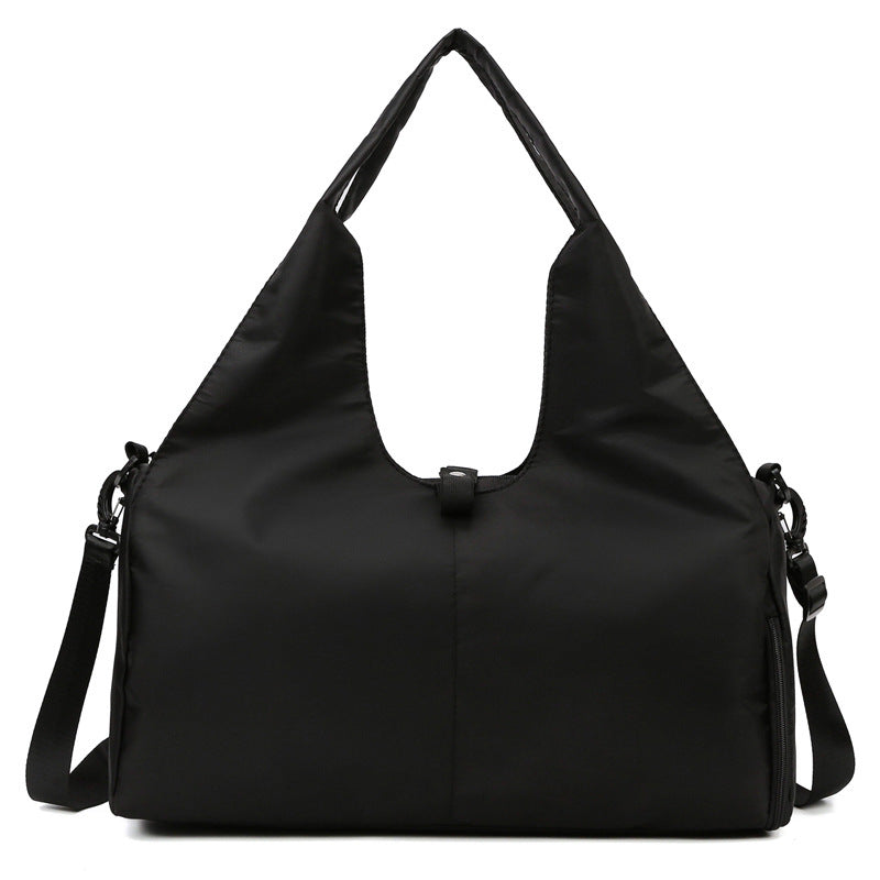 Sac de yoga pour femme, sac de sport, de fitness, séparation sèche et humide, grande capacité de rangement, sacs de voyage, peut contenir des tapis de yoga