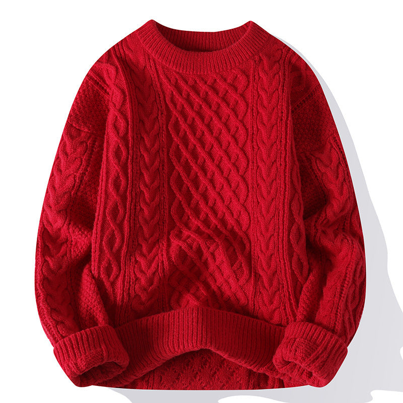 Tricots torsadés personnalisés à la mode pour hommes