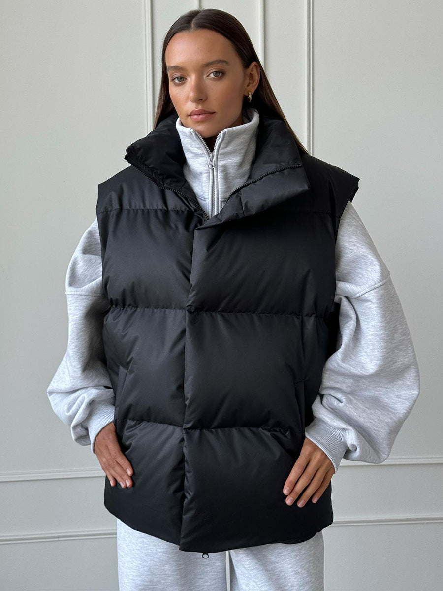Gilet en coton européen et américain automne et hiver