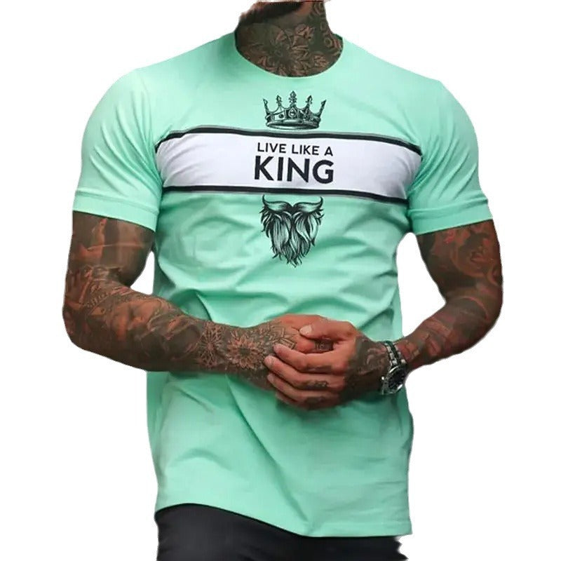 Chemise décontractée à manches courtes et col rond pour homme bien lire les descriptions sur chaque article pour choisir votre bonne grandeur