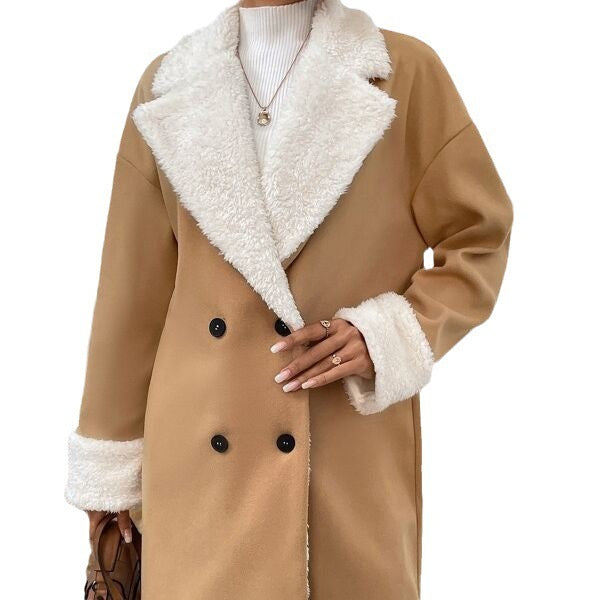 Manteau en laine pour femme très classe cozy et chaud