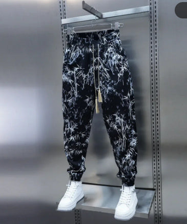 Pantalon sarouel décontracté en soie glacée pour homme,bien lire les descriptions sur chaque article pour choisir votre grandeur