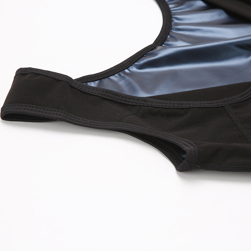 Gilet de sudation en néoprène pour homme, corset amincissant, vêtement de maintien de la taille