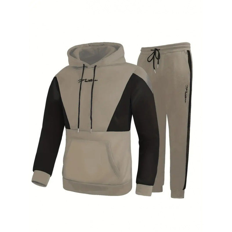 Ensemble 2 pièces pour homme stylée, tissu confortable et ajustable.