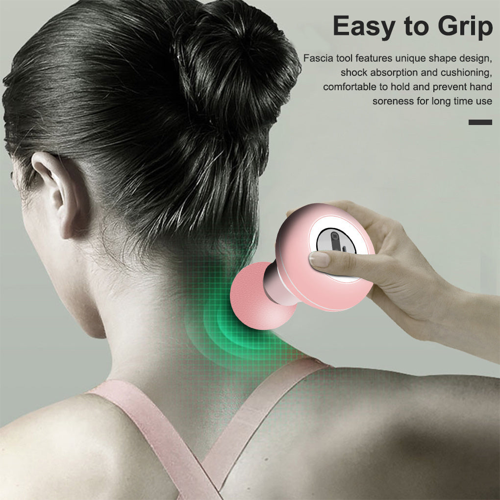 Mini pistolet de massage électrique de poche pour le dos et le cou, pour soulager la douleur en profondeur et amincir les fascias